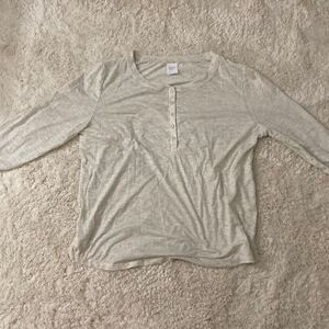 **UNWORN Longsleeve White Top